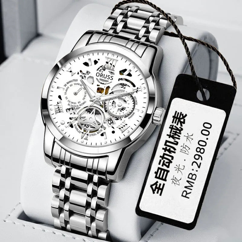 [Do not make money to make friends] Automatic non-mechanical watch men's watch luminous waterproof high-end handsome men's watch