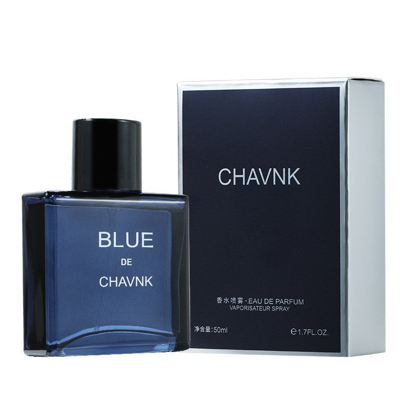Douyin's Popular Blue Men's Perfume, Long-Lasting Fragrance, Cologne, Men's High-End Perfume