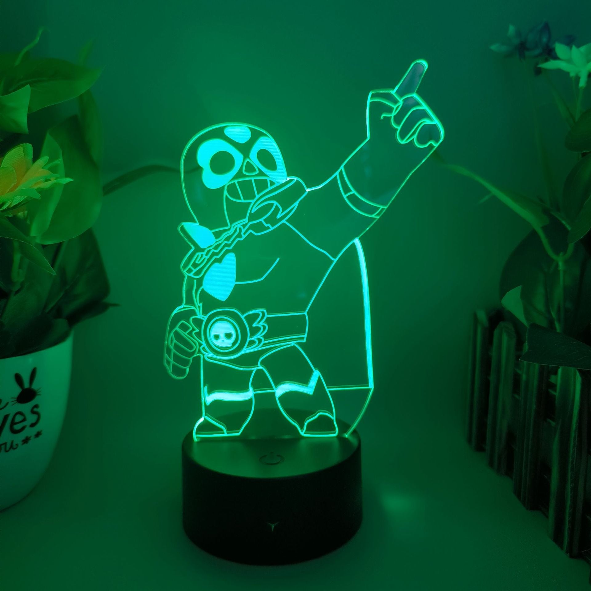 King of Gods Blok Edgar Figure Gift Bedroom Game E-Sports Atmosphere 3D Night Light