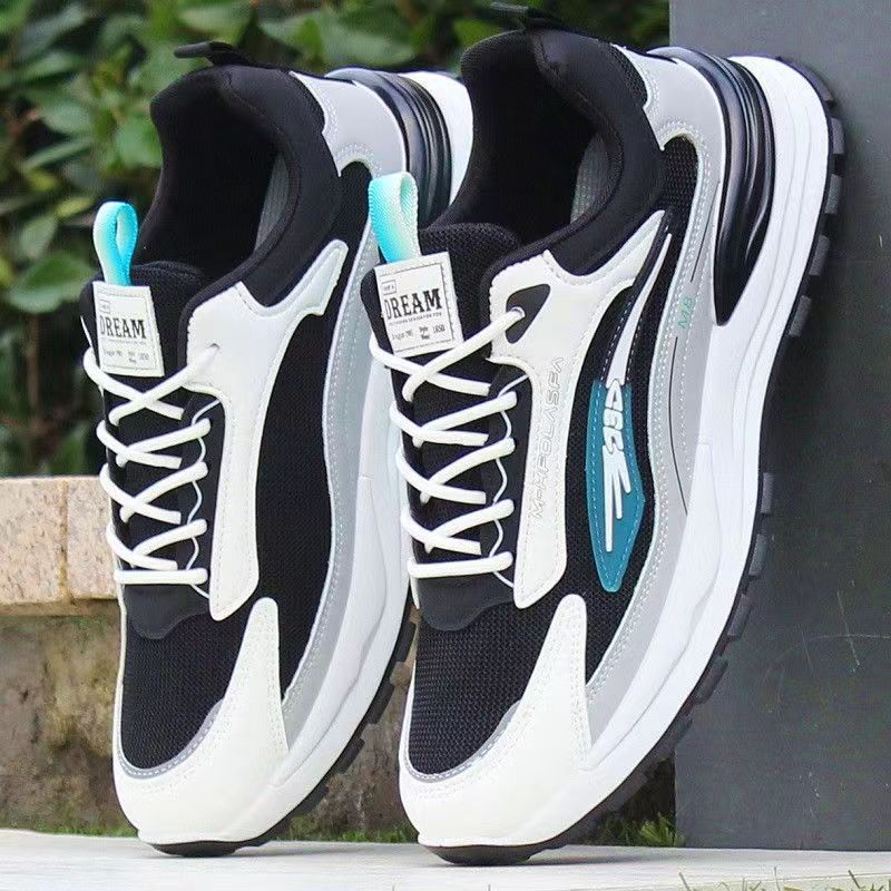 Men's Shoes 2025 New Breathable Mesh sneaker Soft Sole Running Shoes Fashion Casual Shoes Thick Sole Torre Shoes