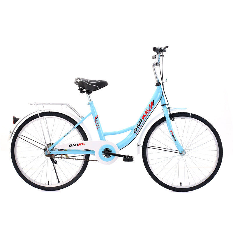 24inch 26inch Lightweight Commuter Bicycle for Male and Female Students, Suitable for Men and Women to Commute to Work, Ladies' Bicycle, Single Speed