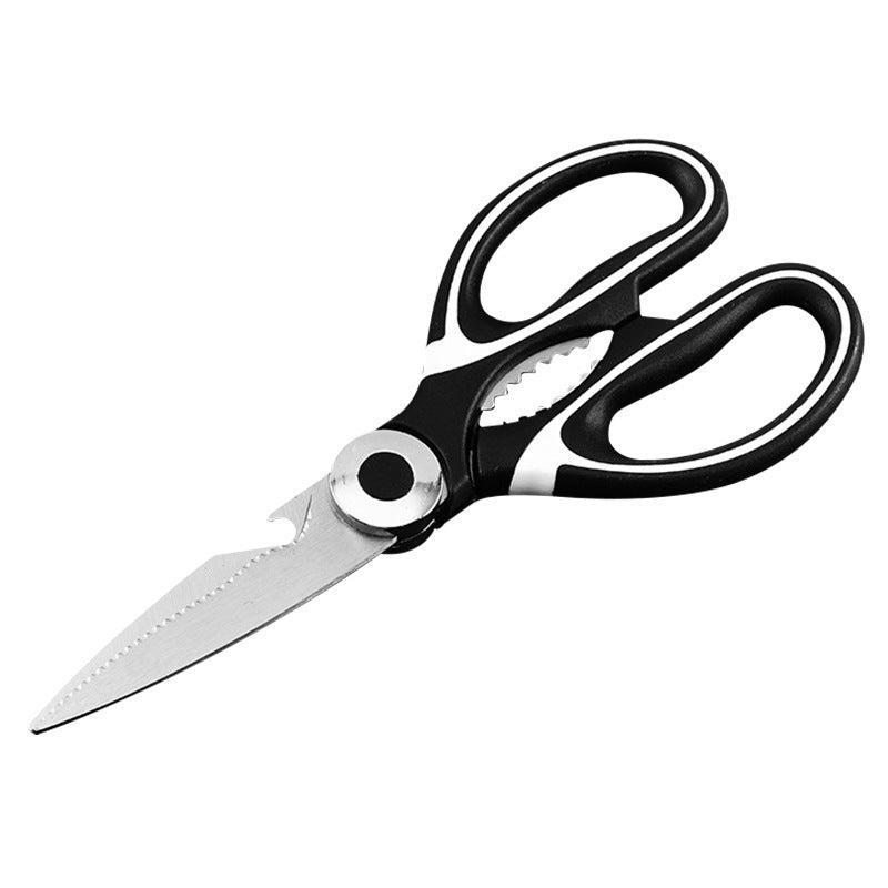 Thickened kitchen scissors wholesale strong chicken bone scissors household stainless steel panda scissors big scissors multi-functional food scissors