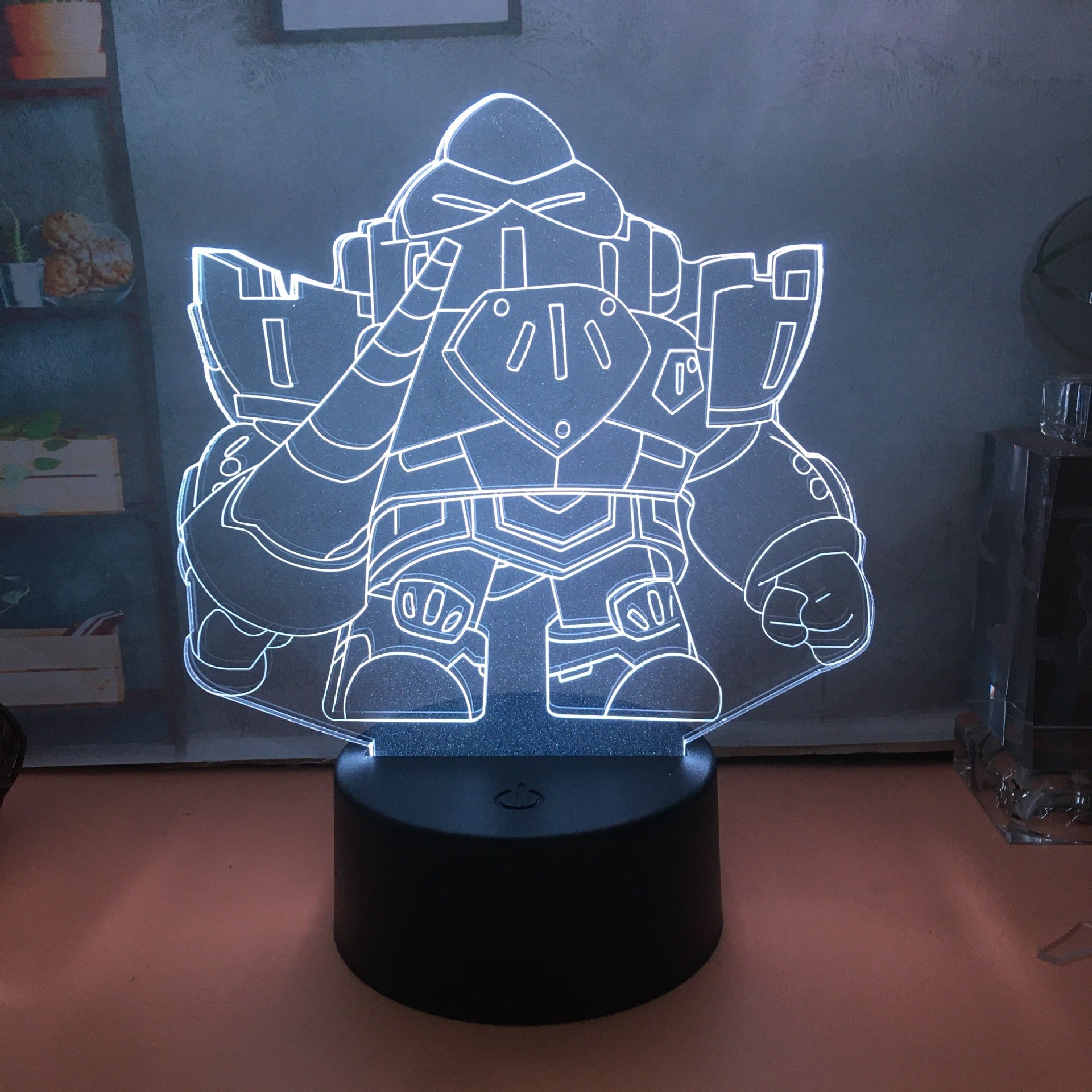 King of Gods Blok Edgar Figure Gift Bedroom Game E-Sports Atmosphere 3D Night Light