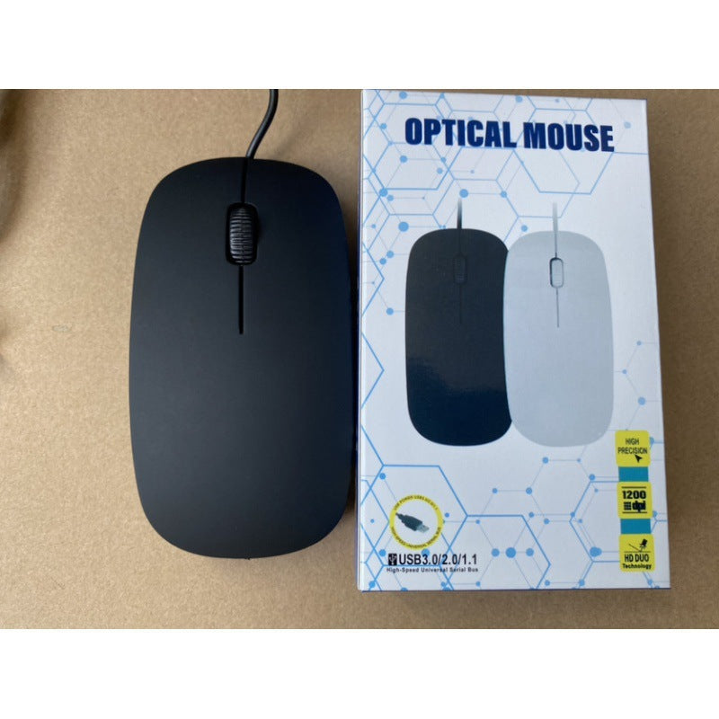 M015 Wired Luminous Mouse Suitable for Apple Desktop and Laptop Office Business Use Optical Wired