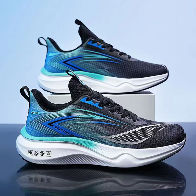 Men's Shoes Trendy New Running Shoes Versatile Outdoor Men's Sports Shoes Fashionable Mesh Breathable Shoes