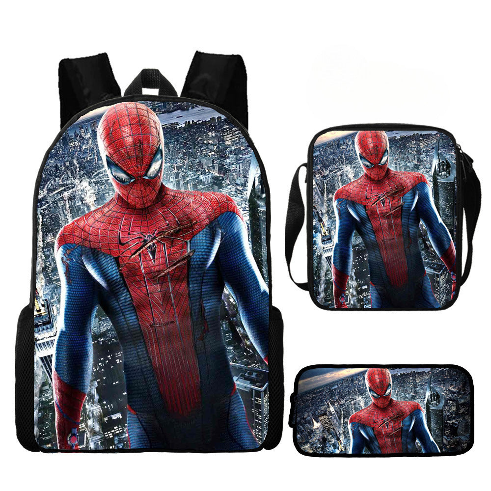 European and American  New Spider-Man Hero No Return Backpack 3D Digital Printing Casual Trendy Backpack