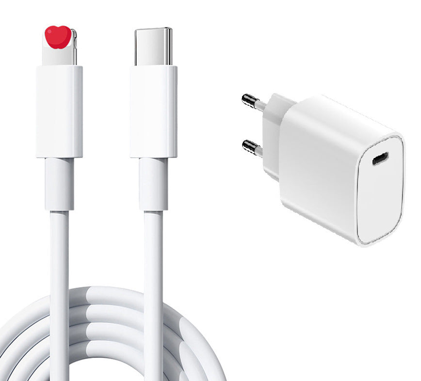 Suitable for Apple 17 Charger 20W Original Genuine Fast Charging Mobile Phone Gallium Nitride Charging Head Set