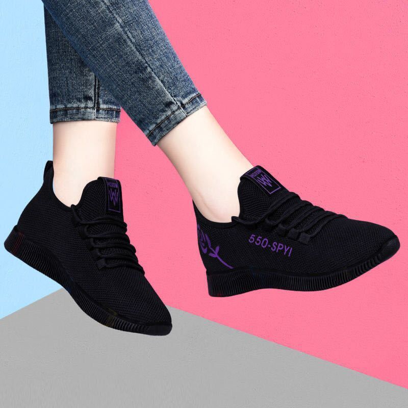 A generation of spring and autumn canvas shoes old Beijing cloth shoes women's soft bottom sneakers breathable casual shoes plus velvet cotton shoes