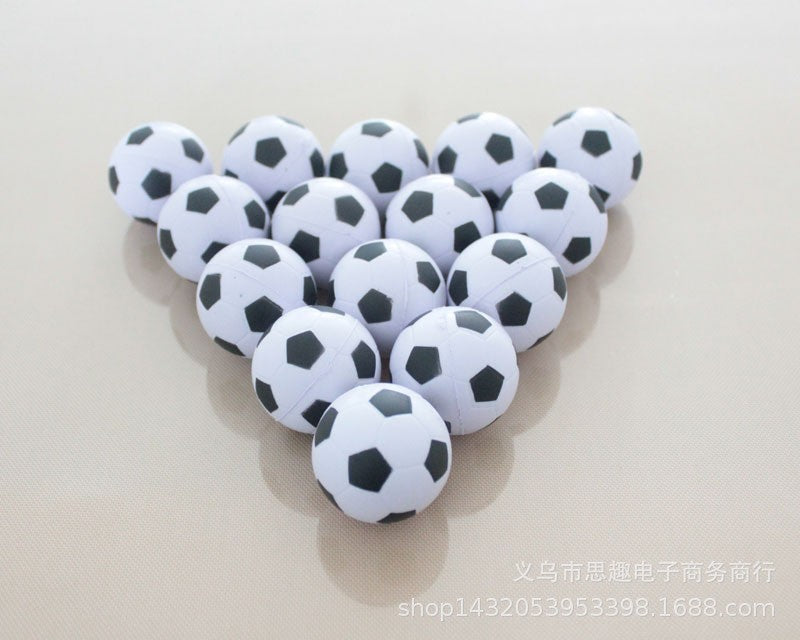 Cross-Border Hot-Selling Popular 3cm Rugby Pu Foam Mini Spray-Painted Football Baseball Decompression Vent Basketball