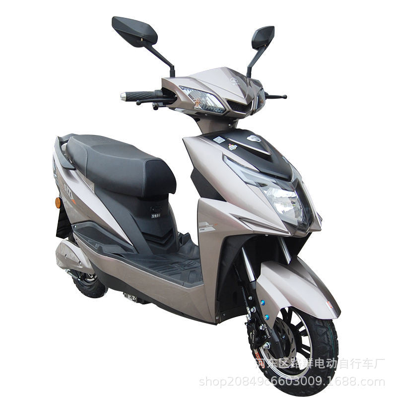 Cross-Border Foreign Trade Electric Motorcycle Two-Wheeled Adult High-Power Bicycle Men's and Women's Battery Car Long-Range Scooter