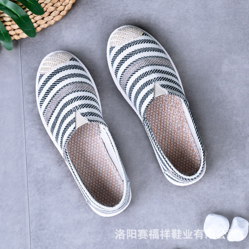 2025 Low-Top Casual Shoes Old Beijing Cloth Shoes for Women, Soft-Soled Shoes for Mothers, Canvas Shoes for Students