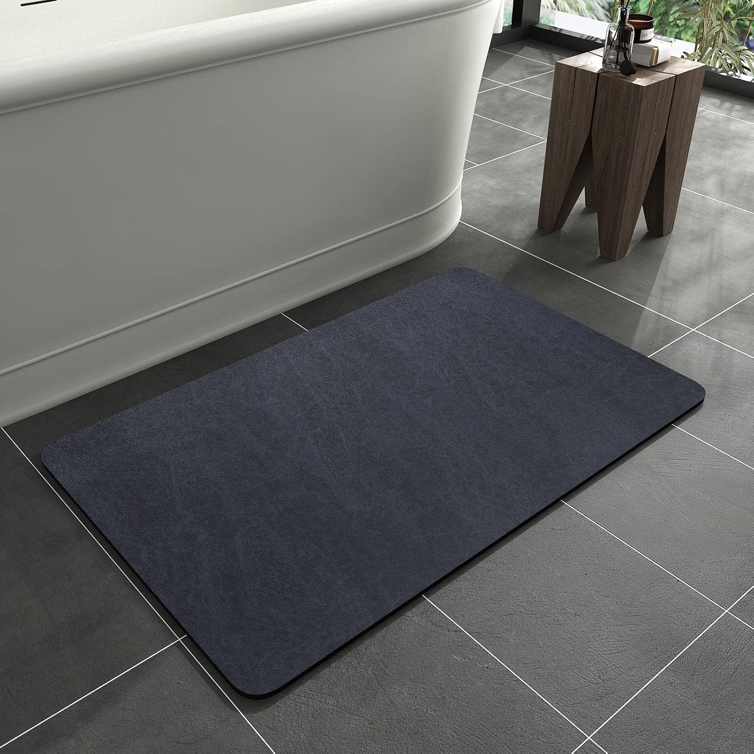 Diatom Mud Floor Mat Bathroom Toilet Door Absorbent Mat Non-Slip Household Toilet Foot Mat Carpet Home Sludge Resistance