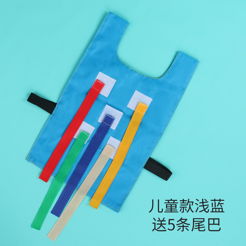 Kindergarten Tail-pulling Toy Children's Catching Belt Game Props Parent-child Outdoor Feelings Training Sports Equipment
