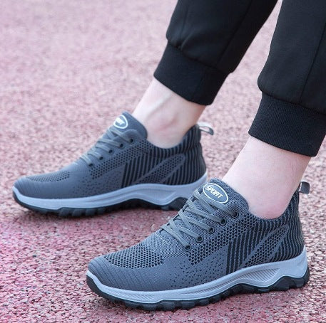 Shoes for Men 2025 New Soft Sole Comfortable Running Casual Shoes Fly Woven Sports Shoes Men's Casual Shoes