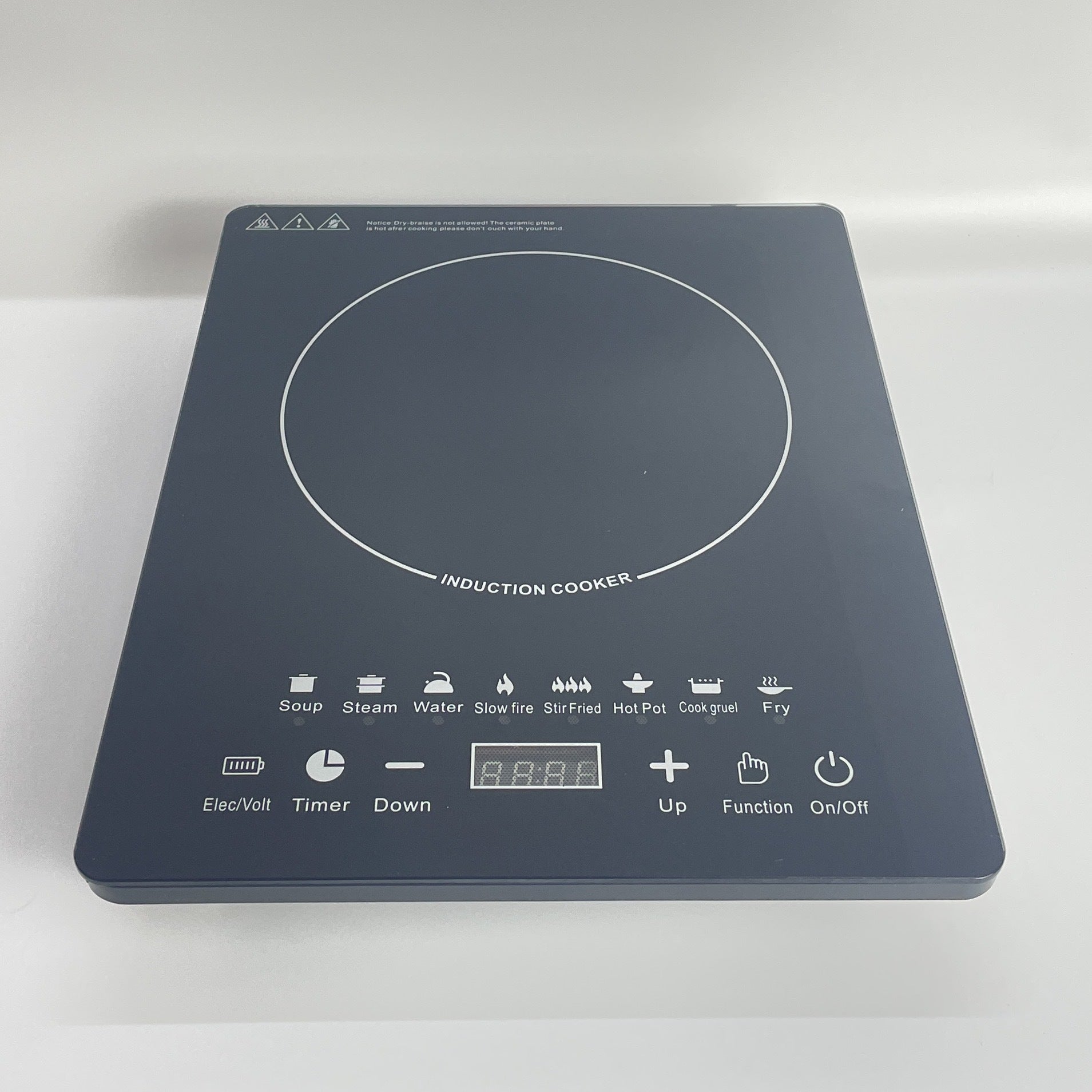 Household induction cooker cross-border English version multi-functional high-power hot pot cooking integrated commercial Square electric ceramic stove