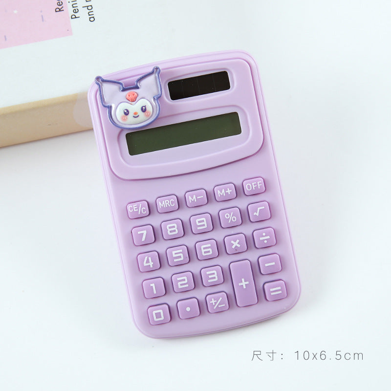 Creative Large-Sized Calculator for Primary School Students, Office Accounting, and Business Use, Portable Mini High-Value Calculator
