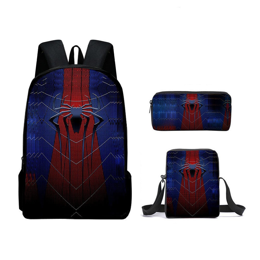 European and American  New Spider-Man Hero No Return Backpack 3D Digital Printing Casual Trendy Backpack