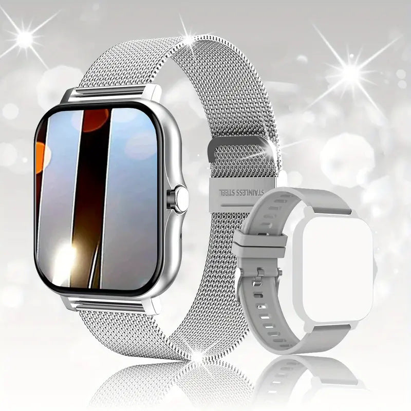 Hit Y13 Smartwatch with Gaming, Step Counting, Heart Rate Monitoring, Bluetooth Calling, Waterproof, Sports Monitoring, and Smart Reminders