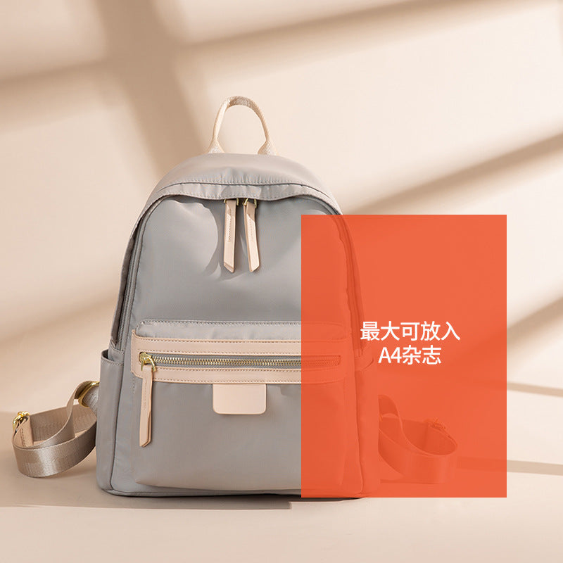 Backpack Women's 2022 New Fashion All-match Campus Schoolbag ins Fashion University Backpack for Junior and Senior High School Students