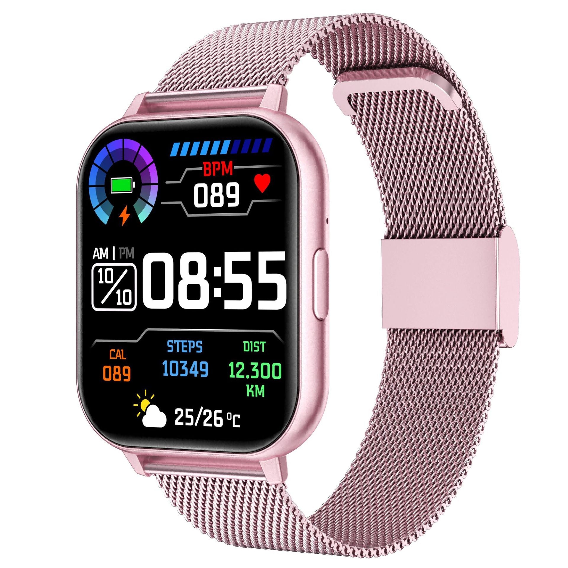 Hit Y13 Smartwatch with Gaming, Step Counting, Heart Rate Monitoring, Bluetooth Calling, Waterproof, Sports Monitoring, and Smart Reminders