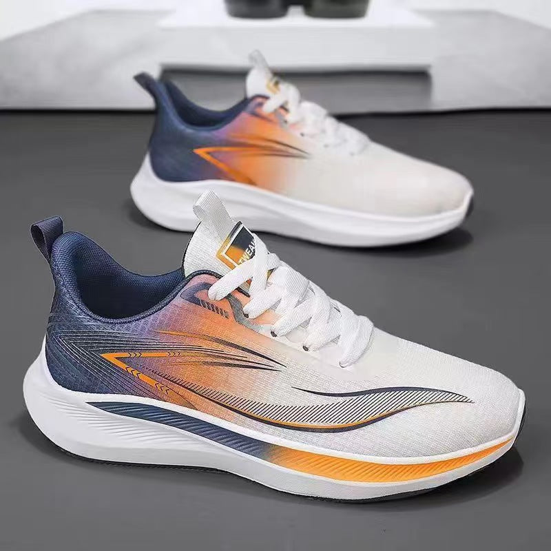 2025 Men's Shoes Spring and Autumn Casual Shoes Men's Fashionable All-match sneaker Men's Shoes Flying Woven Breathable Mesh Cloth Shoes