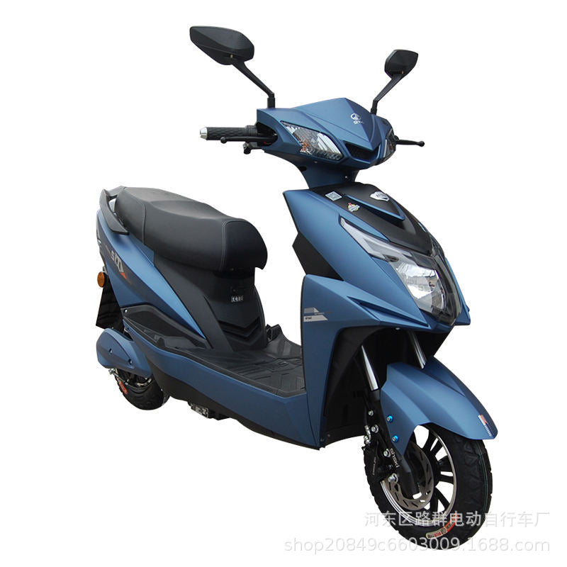 Cross-Border Foreign Trade Electric Motorcycle Two-Wheeled Adult High-Power Bicycle Men's and Women's Battery Car Long-Range Scooter