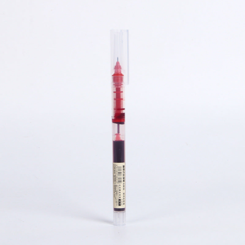 Direct Liquid Rollerball Pen, Quick-Drying Black Pen, Student Pen, Office Gel Pen, Large Capacity 0.5mm Exam Pen