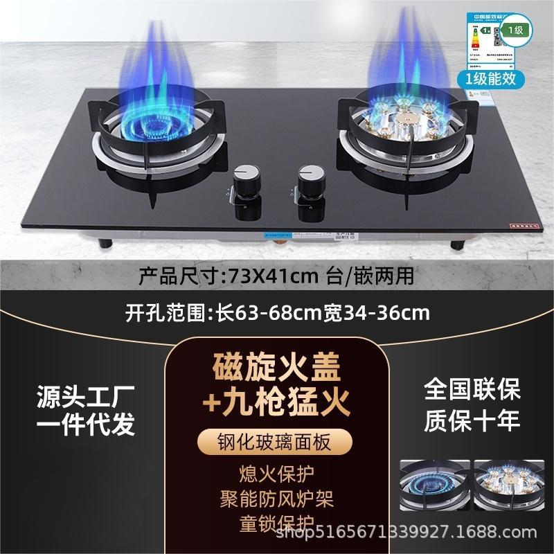 Gas Stove Double Stove Household Foldableing Double Fire Stove Gas Stove Liquefied Gas Natural Gas Stove Gas Stove