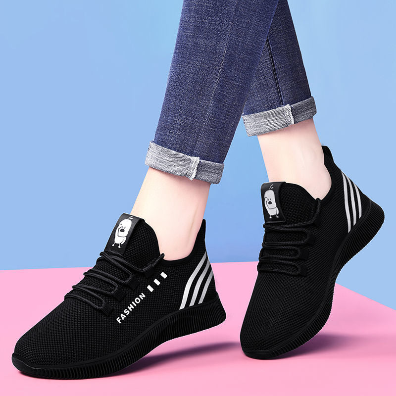 A generation of spring and autumn canvas shoes old Beijing cloth shoes women's soft bottom sneakers breathable casual shoes plus velvet cotton shoes