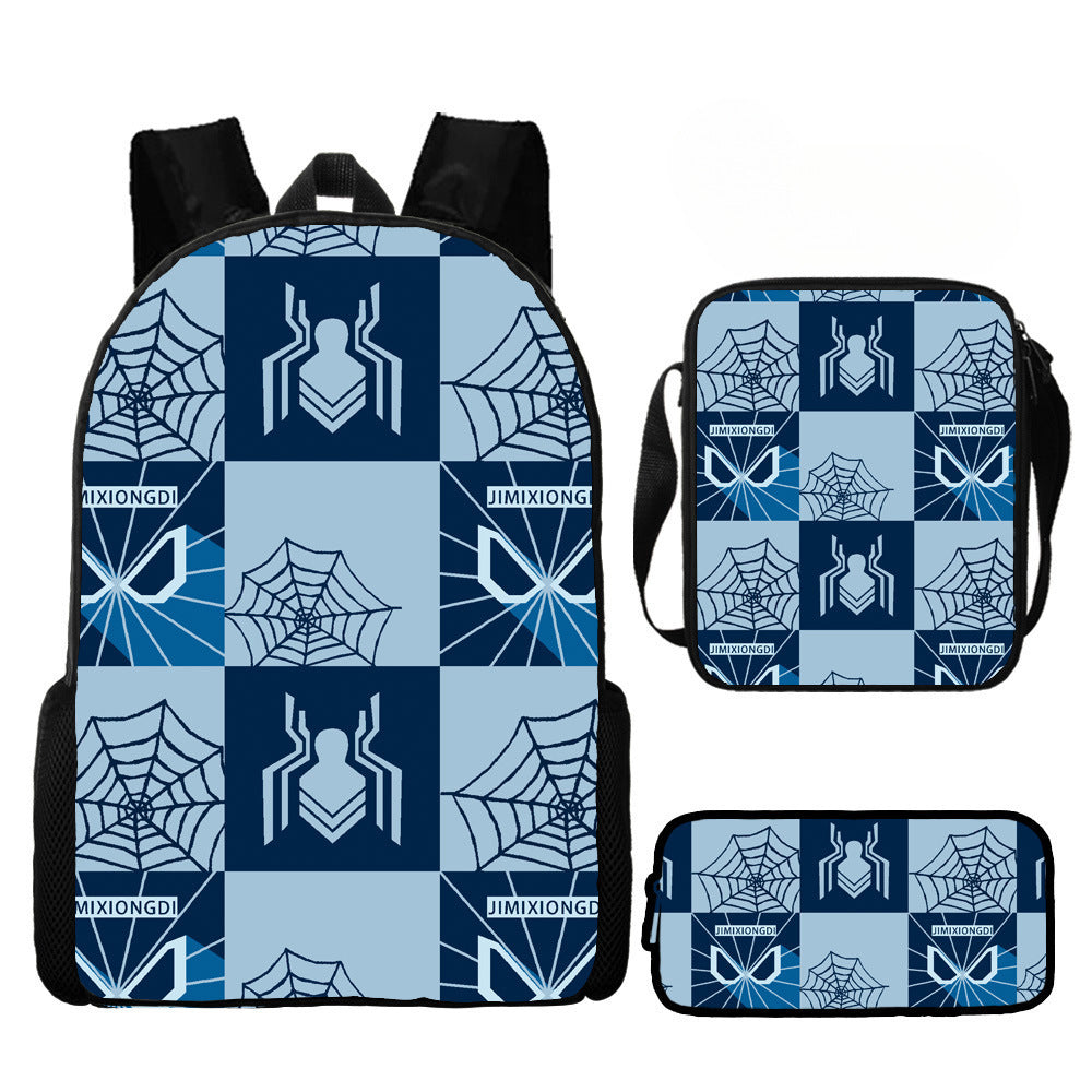 European and American  New Spider-Man Hero No Return Backpack 3D Digital Printing Casual Trendy Backpack