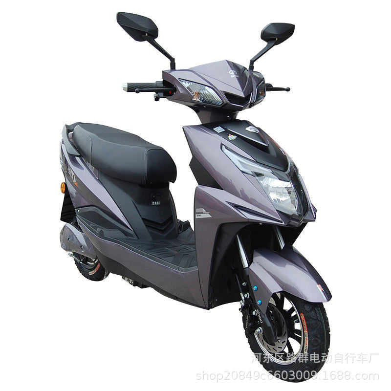 Cross-Border Foreign Trade Electric Motorcycle Two-Wheeled Adult High-Power Bicycle Men's and Women's Battery Car Long-Range Scooter