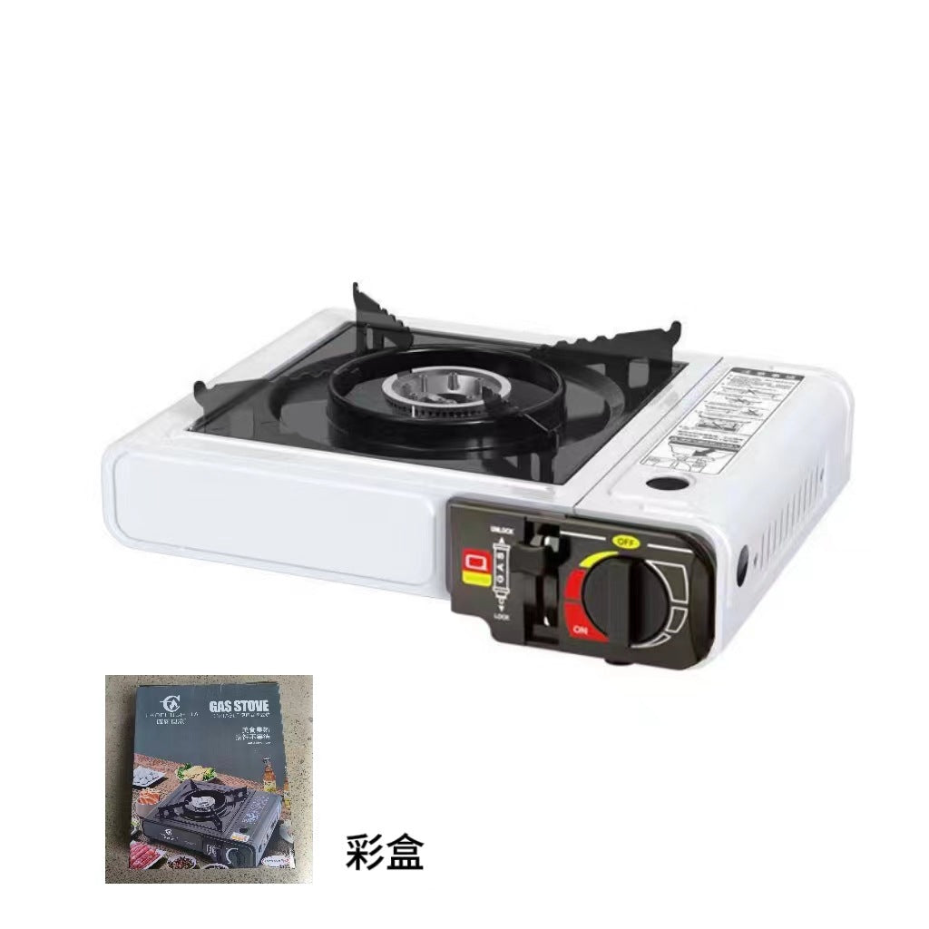 Gas stove cassette stove outdoor household portable gas stove cooking grill camping grill gas stove camping