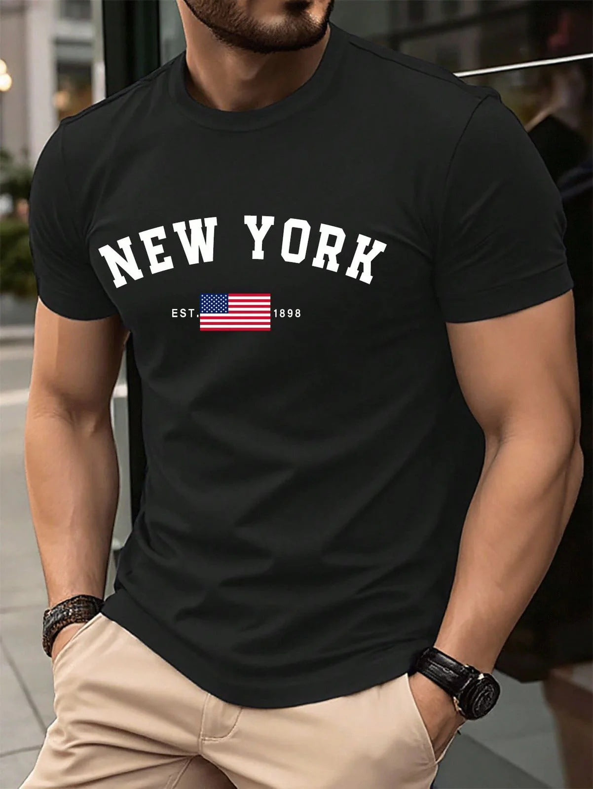 Factory Direct Sales Men's and Women's Same round Neck Short Sleeve Breathable T-shirt 2026 Popular New 3D Digital Printing Spot