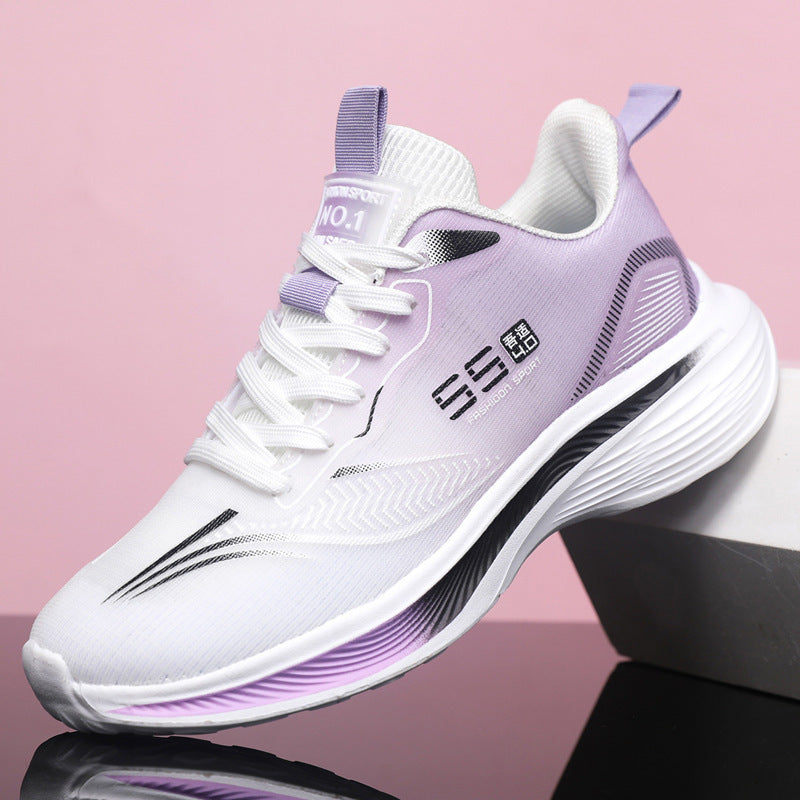 Men's Shoes, Ultra-Light Running Shoes, New Summer Leather Anti-Odor Shoes, Breathable Sports Shoes, Shock-Absorbing, Lightweight, Casual Men's Running Shoes