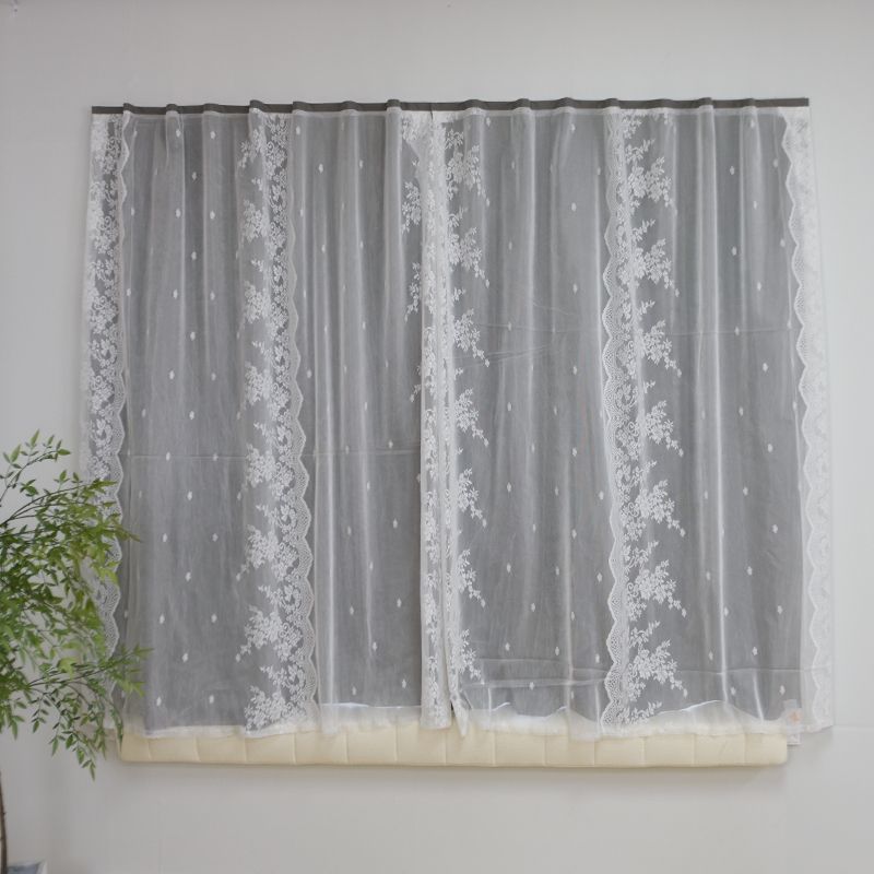 Blackout Curtains for Rental House Bedroom Bay Window, No-Drill Installation with Magic Tape Adhesive for Small Windows