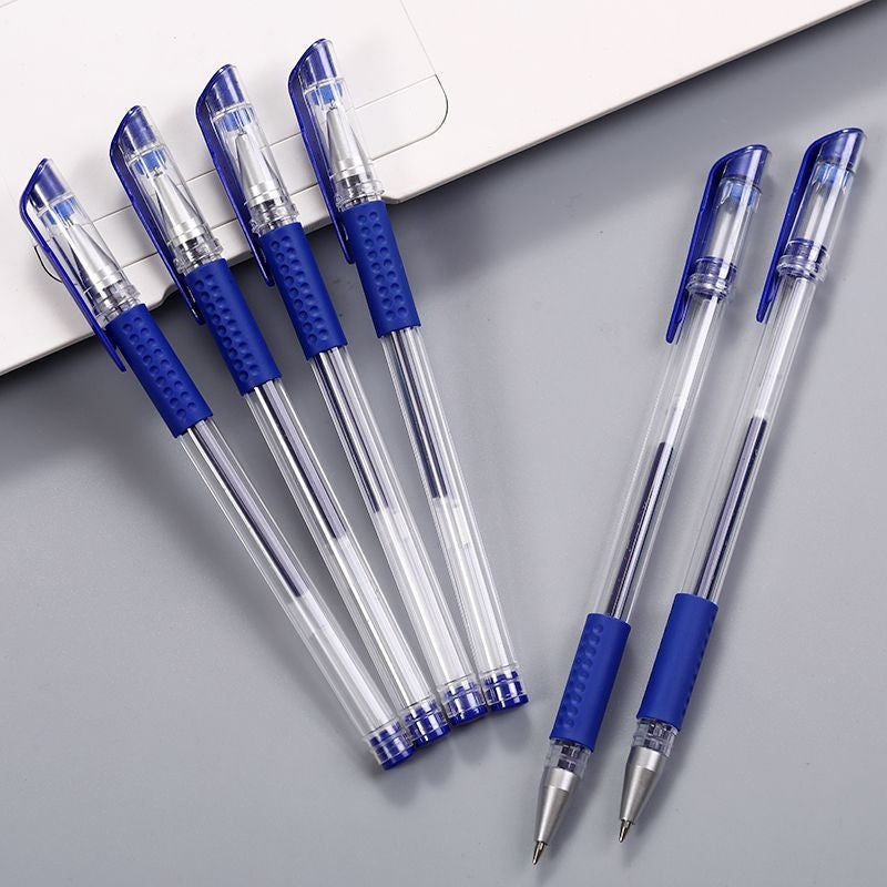 European Standard Gel Pen 0.5mm Bullet Needle Pen Ballpoint Pen Carbon Water Pen Signature Pen Office Examination Pen