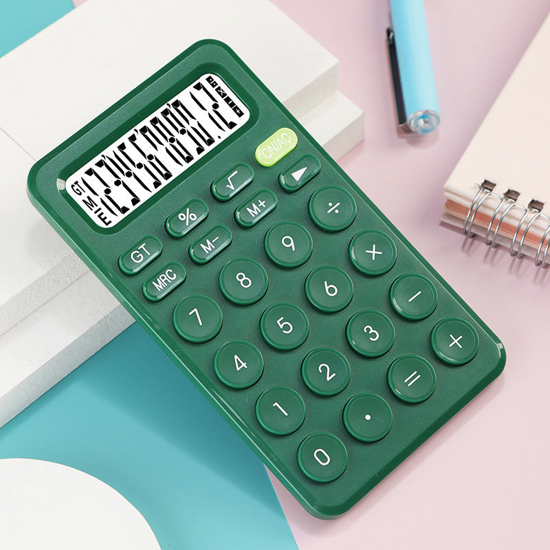 Macaron Color Portable Calculator Office Special Computer Student Cute Calculator Financial Special