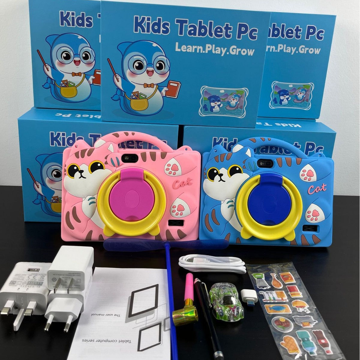New 7inch Tablet Computer Wholesale Eight-Core Full Network Communication Children's Student Computer Wifi Learning Machine Foreign Trade