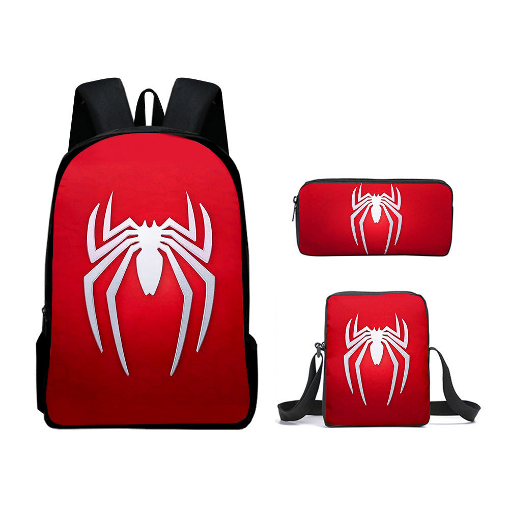 European and American  New Spider-Man Hero No Return Backpack 3D Digital Printing Casual Trendy Backpack