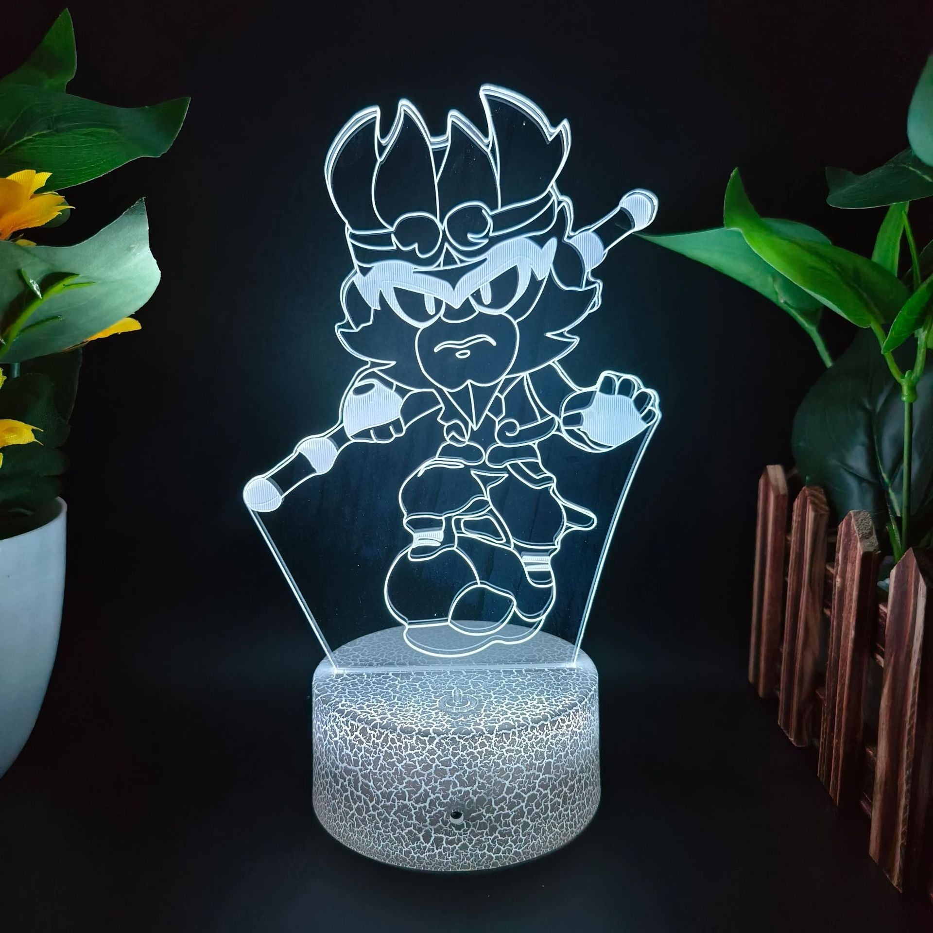 King of Gods Blok Edgar Figure Gift Bedroom Game E-Sports Atmosphere 3D Night Light