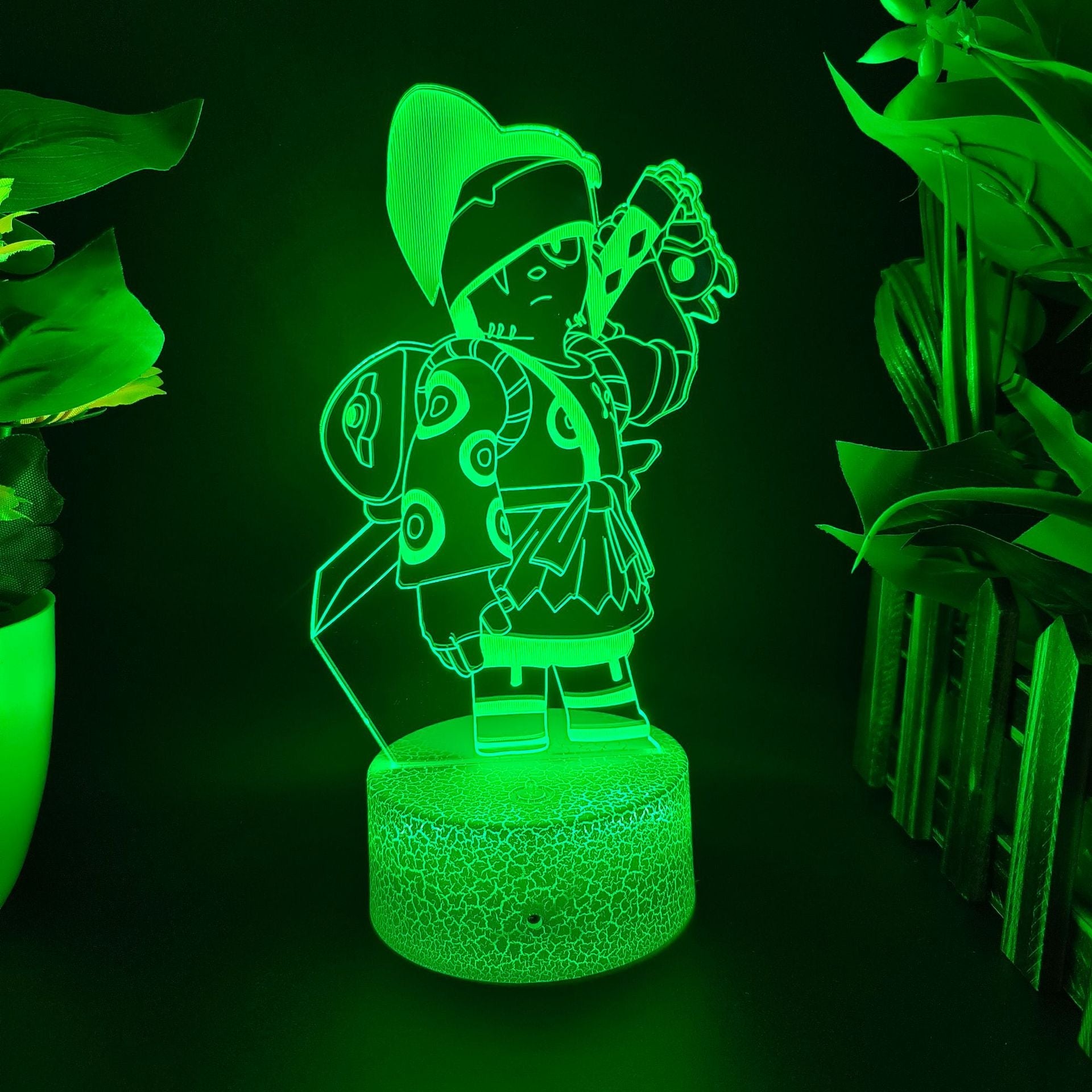 King of Gods Blok Edgar Figure Gift Bedroom Game E-Sports Atmosphere 3D Night Light