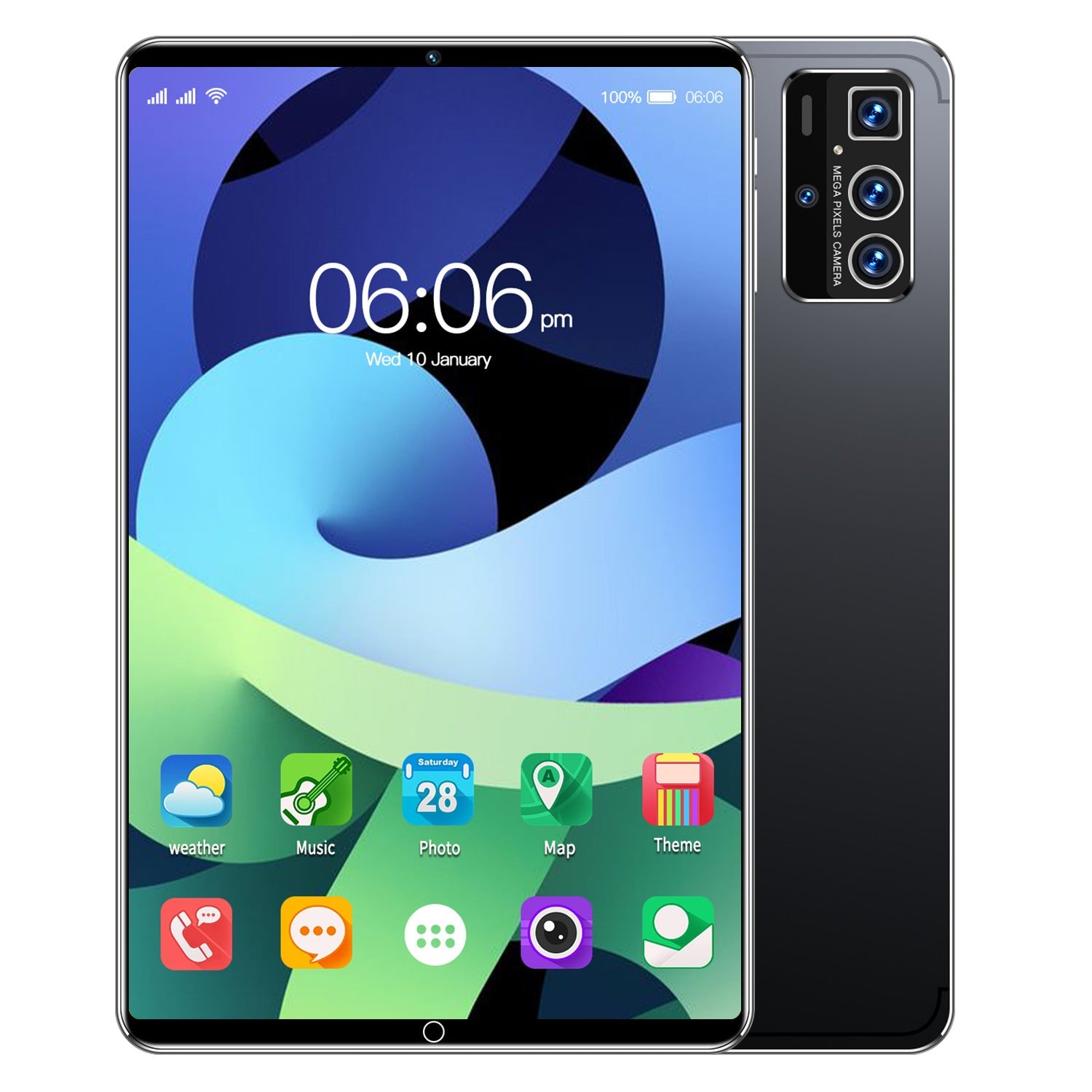 New Model 10inch Tablet Android Eight-Core Comprehensive Large Screen Smart Bluetooth Spot Manufacturer Spot Direct Sales