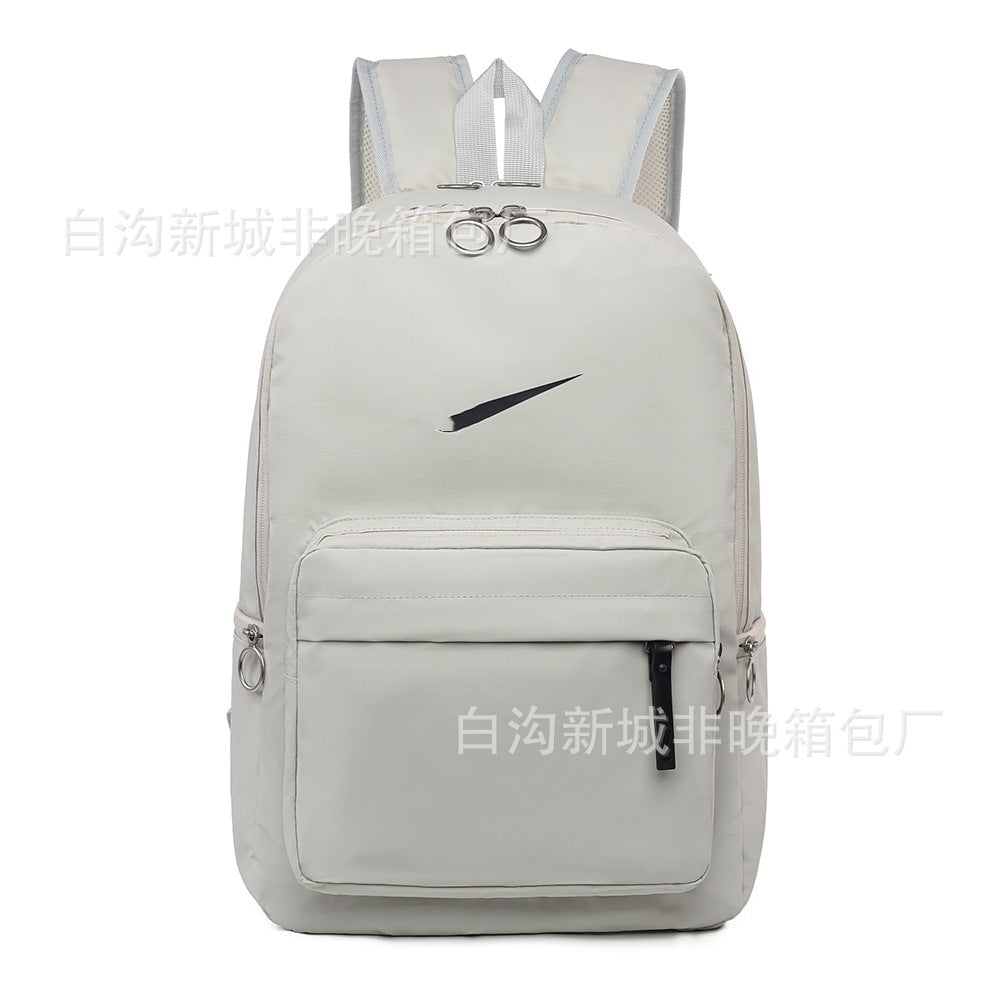 Trendy Backpack, Fashionable, Simple and Versatile Travel Backpack, Outdoor Sports Large Capacity Campus Waterproof Student School Bag