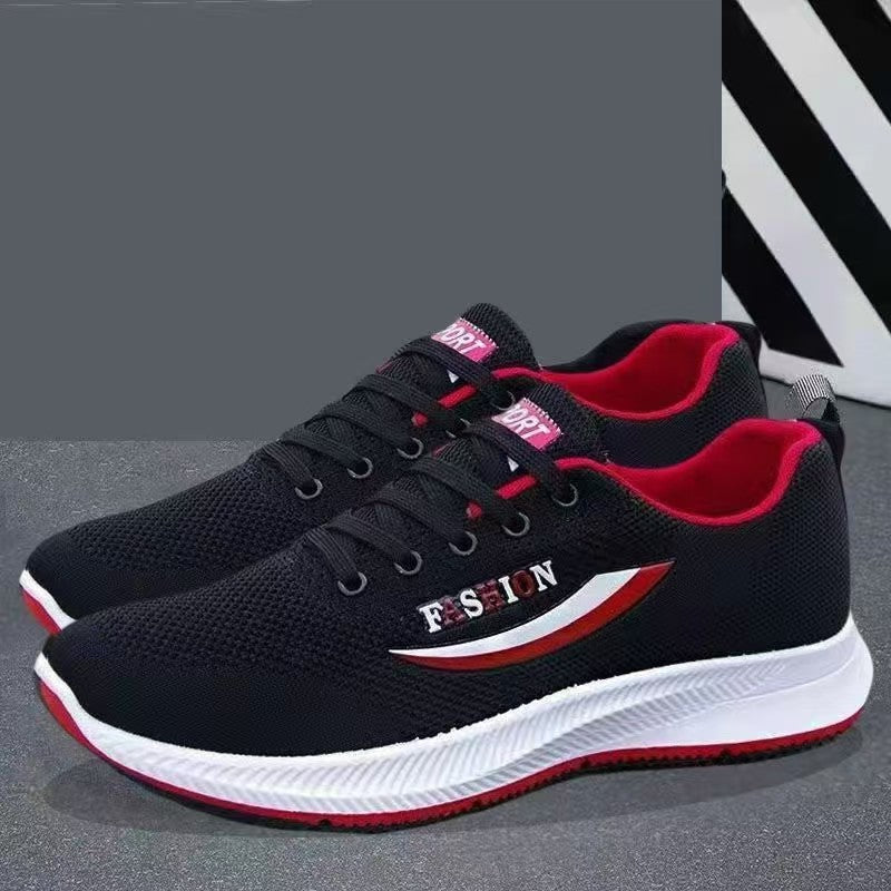 2025 spring new men's shoes breathable shoes trend casual sneaker mesh cloth shoes,outdoor running shoes