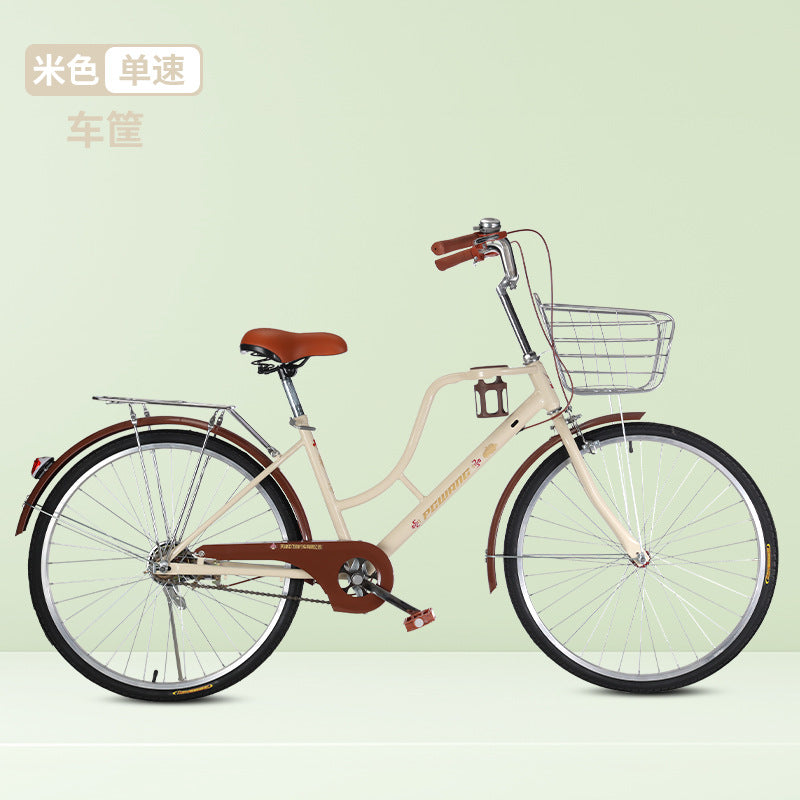 Coffee cart men and women students adult variable speed city fashion commuter light bearing bicycle factory