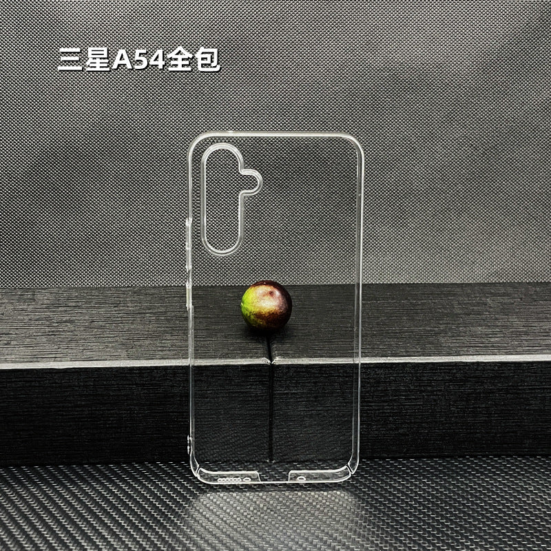 Suitable for Samsung A57 Phone Case, Full Coverage A37 Transparent Protective Case, A17 Hard Case, Creative Anti-Drop Spray Oil A56 Plain