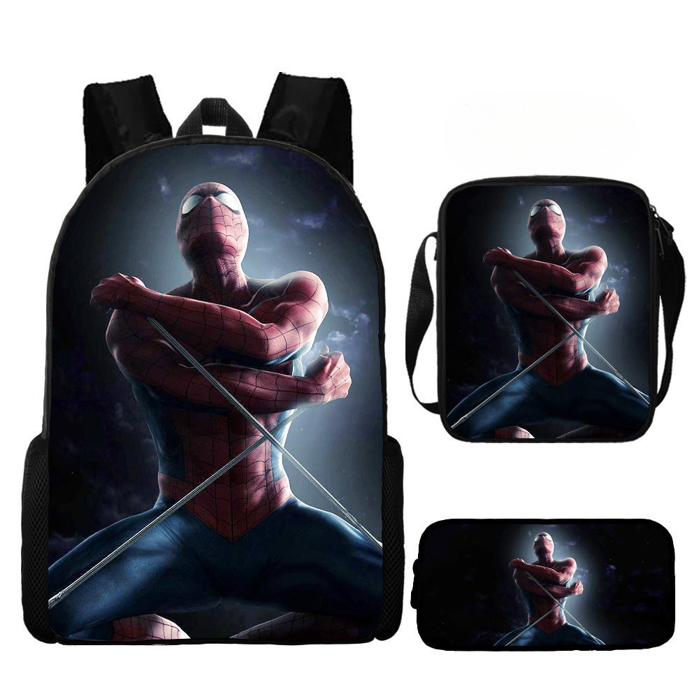 European and American  New Spider-Man Hero No Return Backpack 3D Digital Printing Casual Trendy Backpack