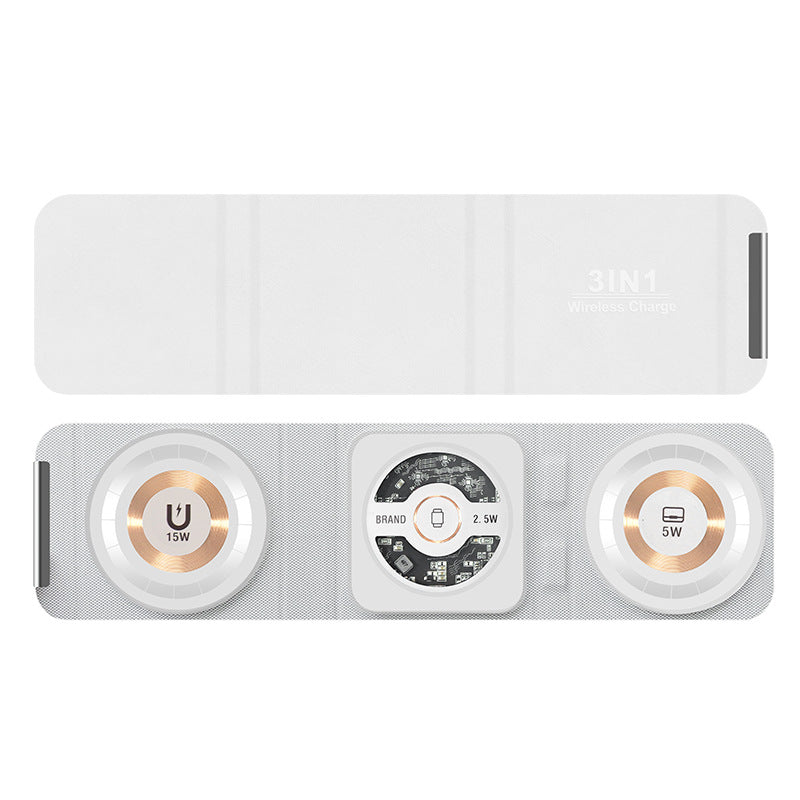 Three-In-One Wireless Charger Magsafe15W Mobile Phone Fast Charging Magnetic Wireless Charging Mobile Power Bank