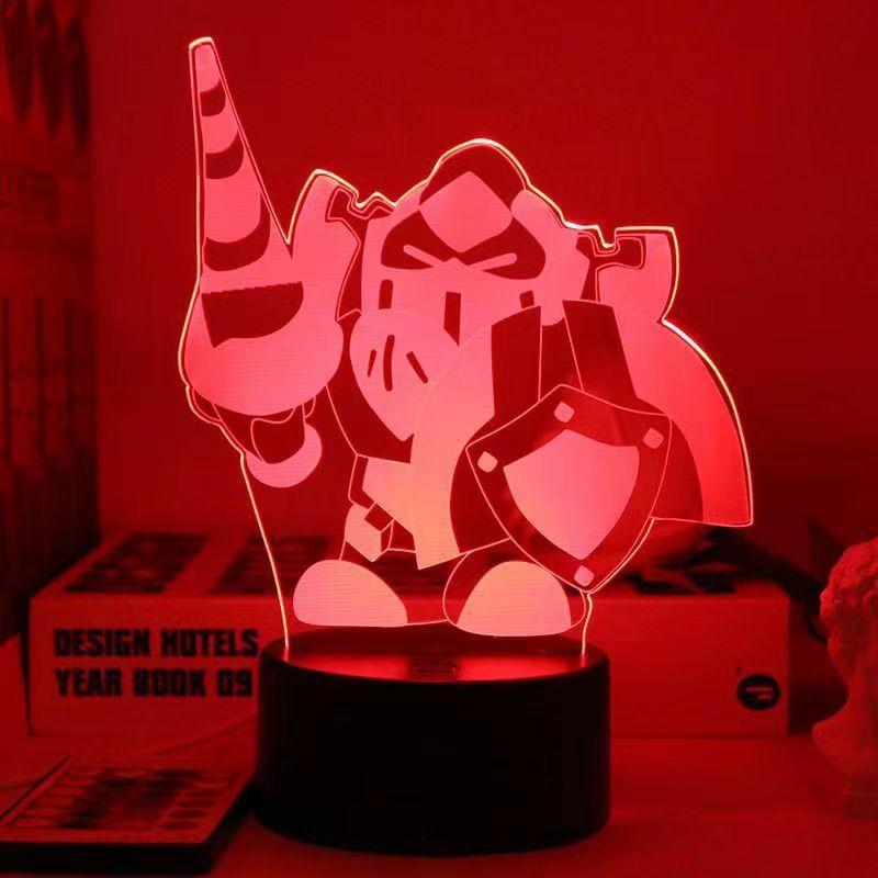 King of Gods Blok Edgar Figure Gift Bedroom Game E-Sports Atmosphere 3D Night Light