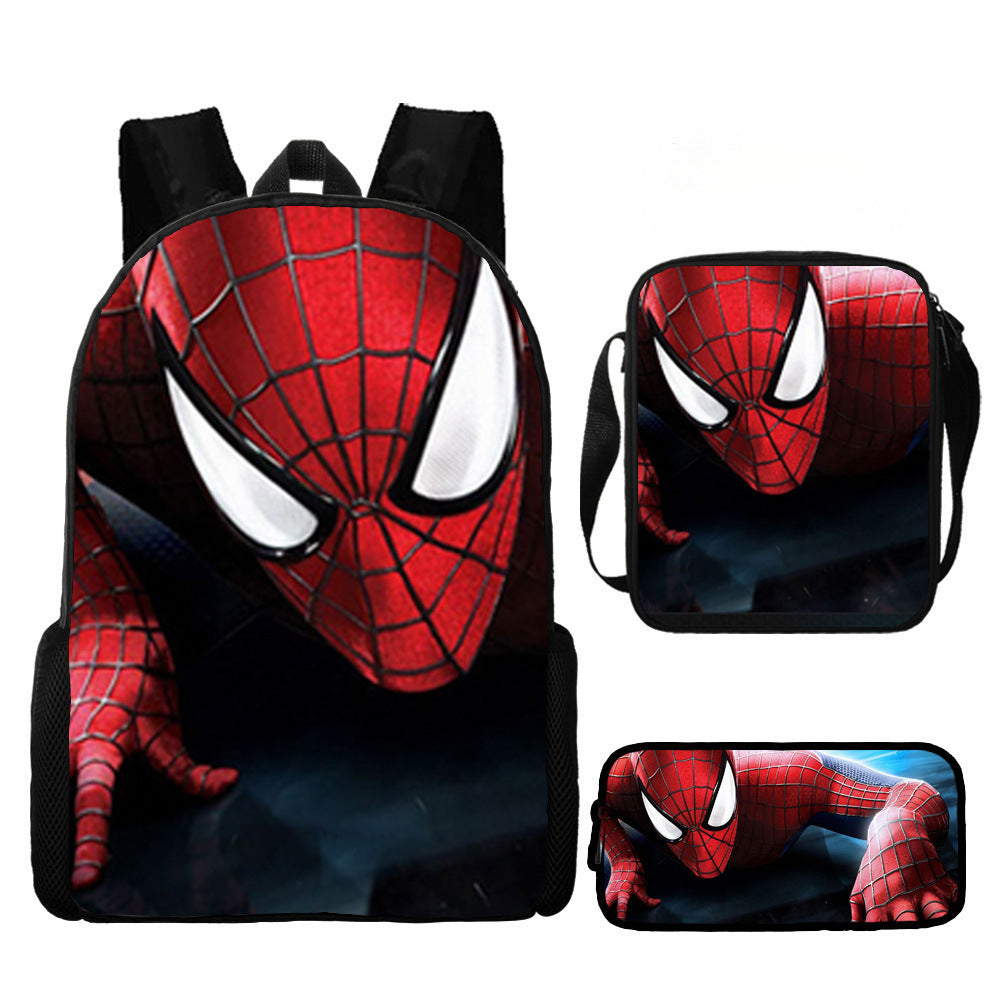 European and American  New Spider-Man Hero No Return Backpack 3D Digital Printing Casual Trendy Backpack